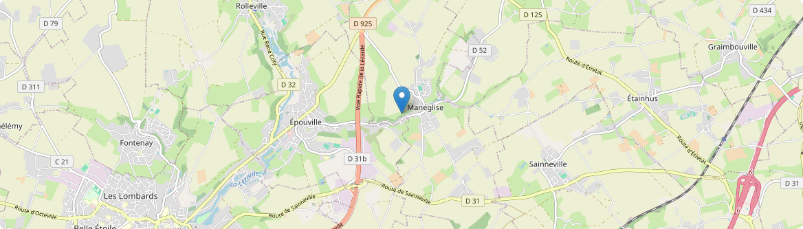 Manéglise - Carte