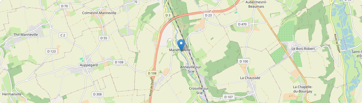 Manéhouville - Carte