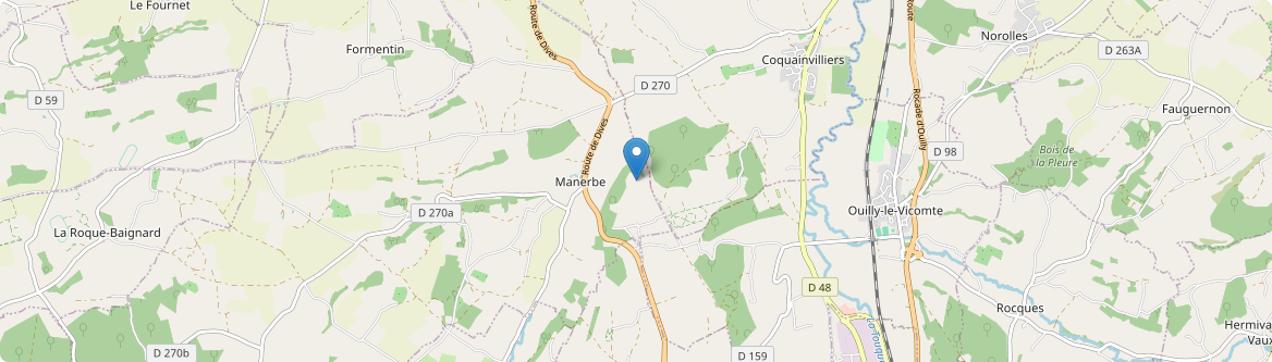 Manerbe - Carte
