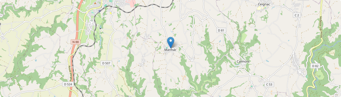 Manhac - Carte
