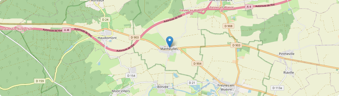 Manheulles - Carte