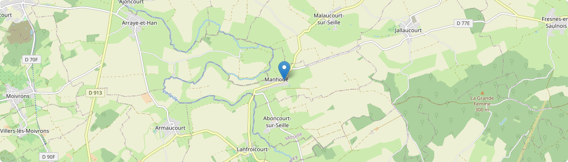 Manhoué - Carte