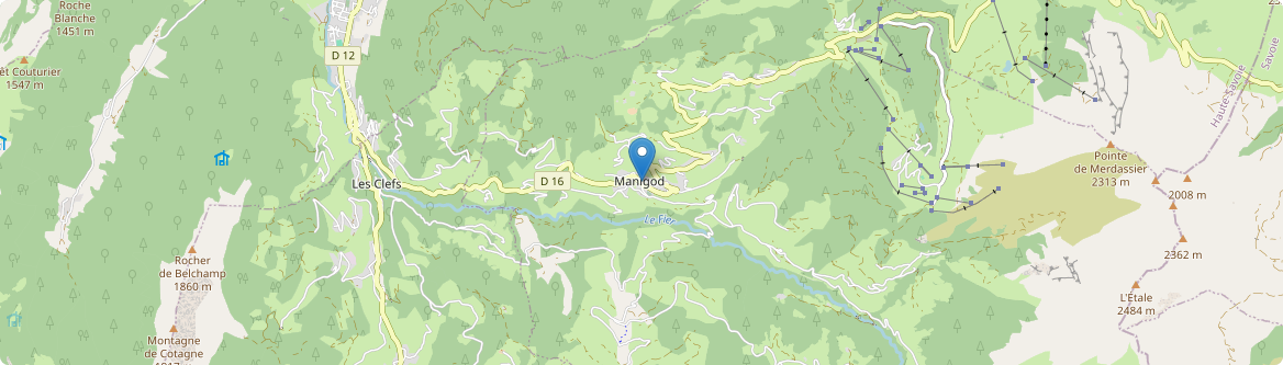 Manigod - Carte