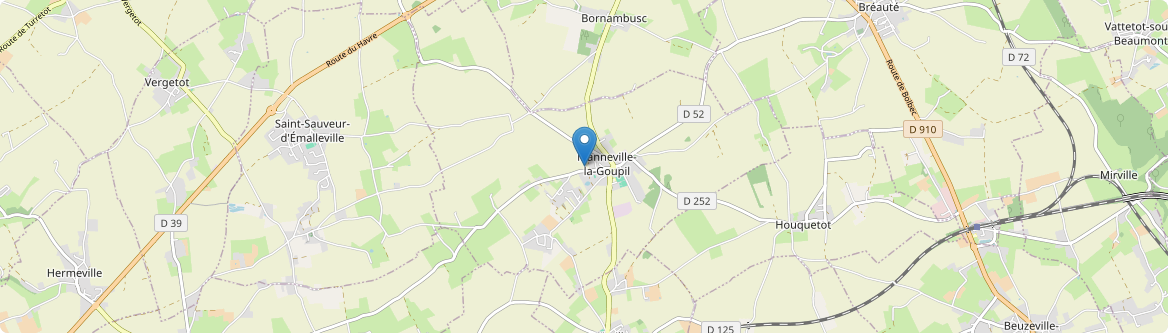 Manneville-la-Goupil - Carte