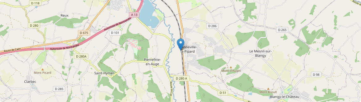 Manneville-la-Pipard - Carte
