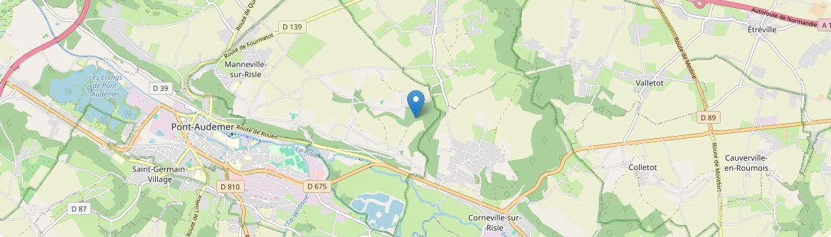 Manneville-sur-Risle - Carte