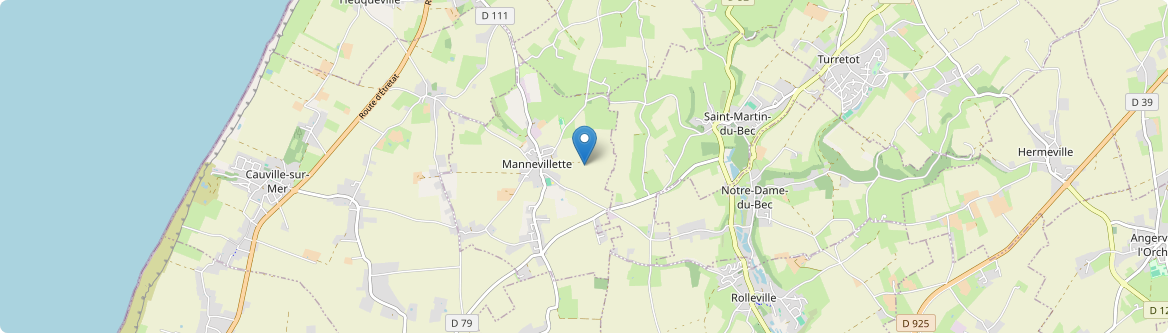 Mannevillette - Carte