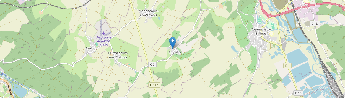Manoncourt-en-Vermois - Carte