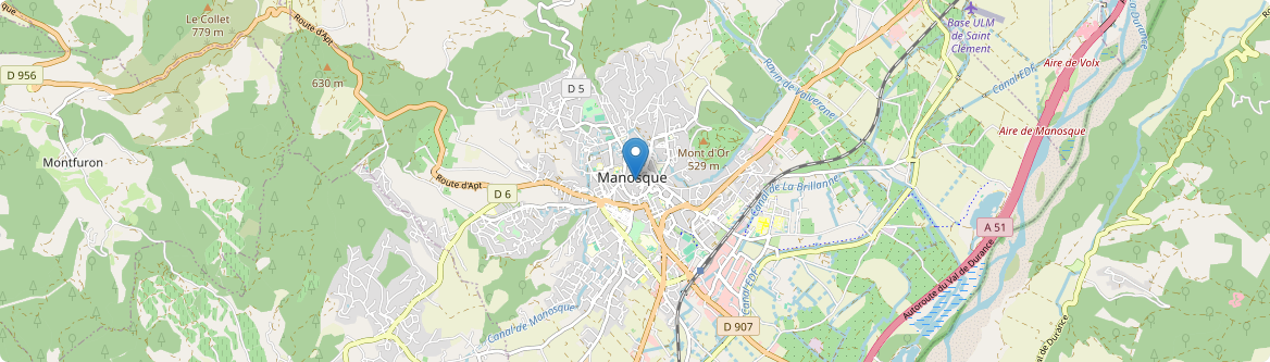 Manosque - Carte