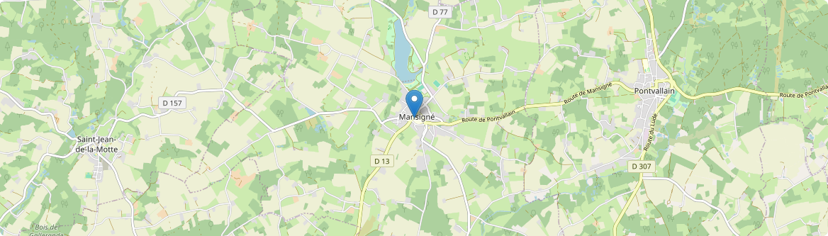 Mansigné - Carte