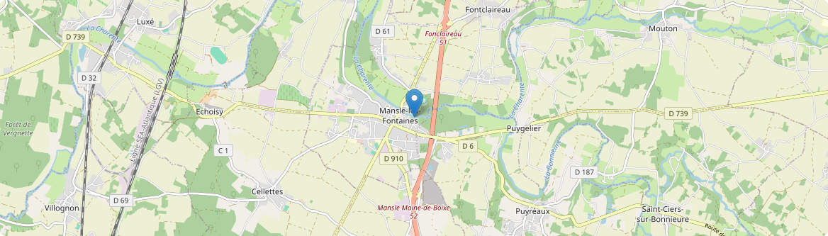 Mansle - Carte