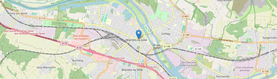 Mantes-la-Jolie - Carte