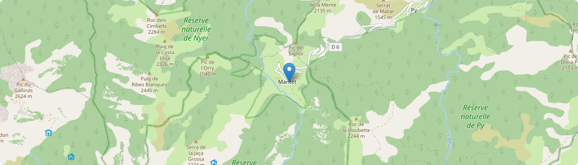 Mantet - Carte