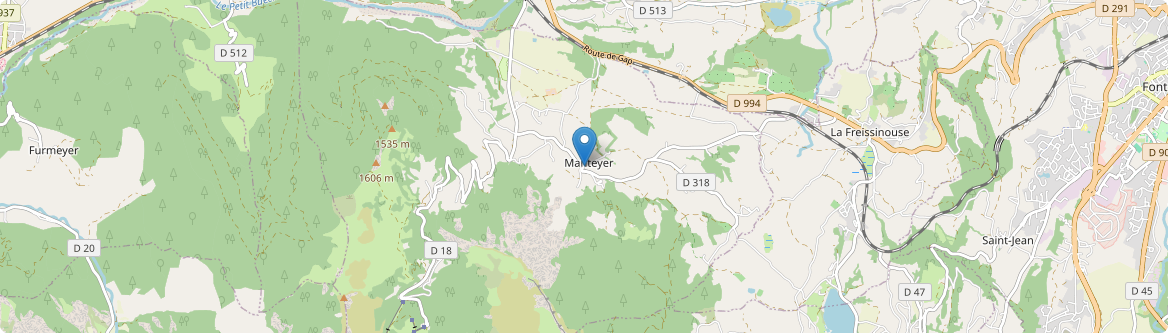 Manteyer - Carte