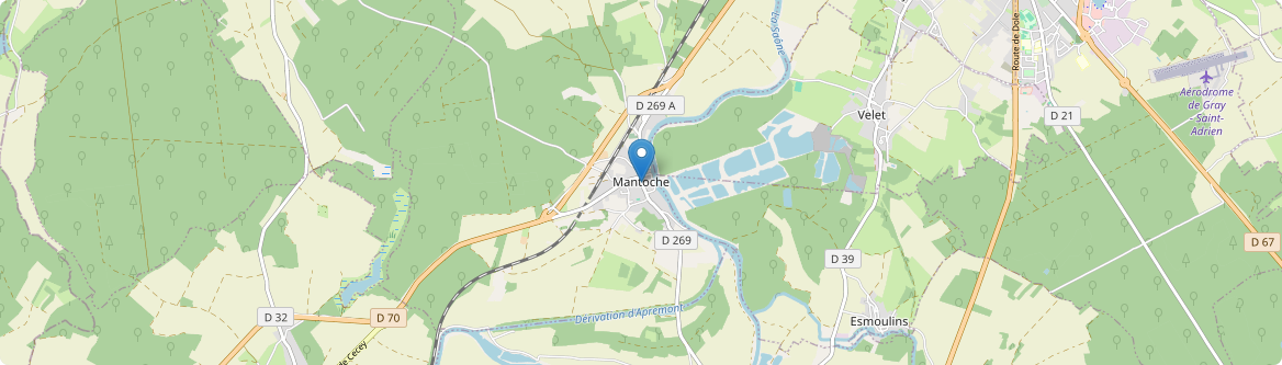 Mantoche - Carte
