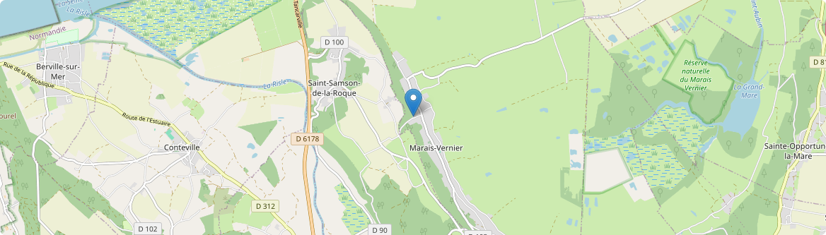 Marais-Vernier - Carte