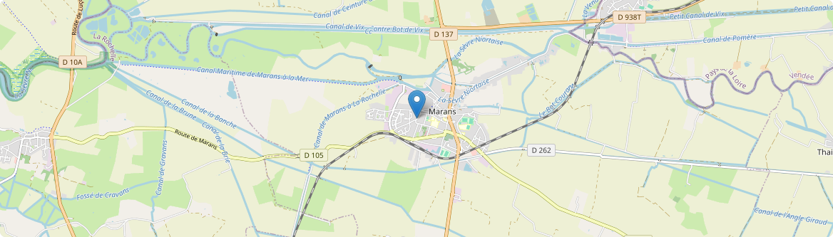 Marans - Carte