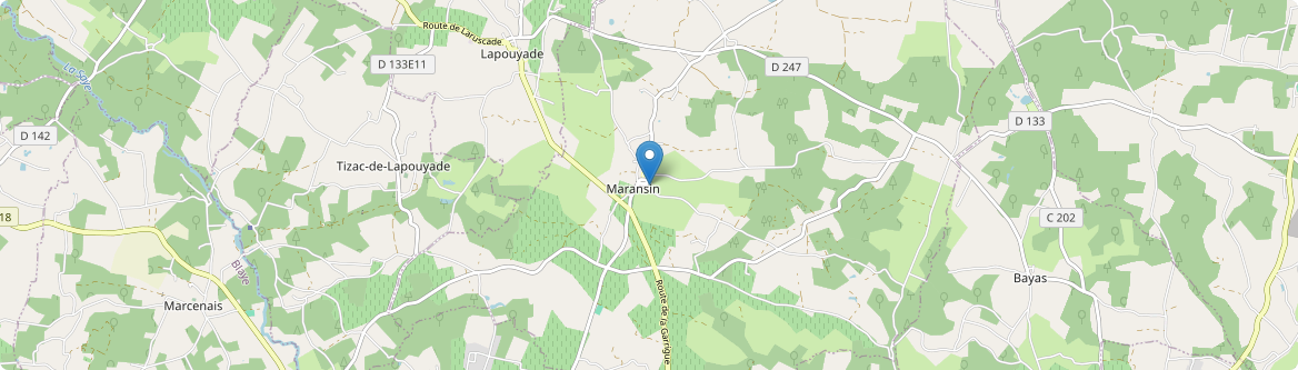 Maransin - Carte