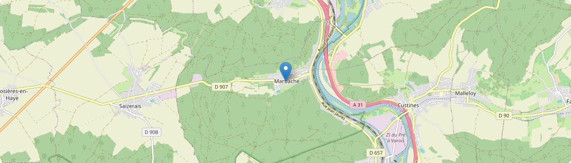 Marbache - Carte