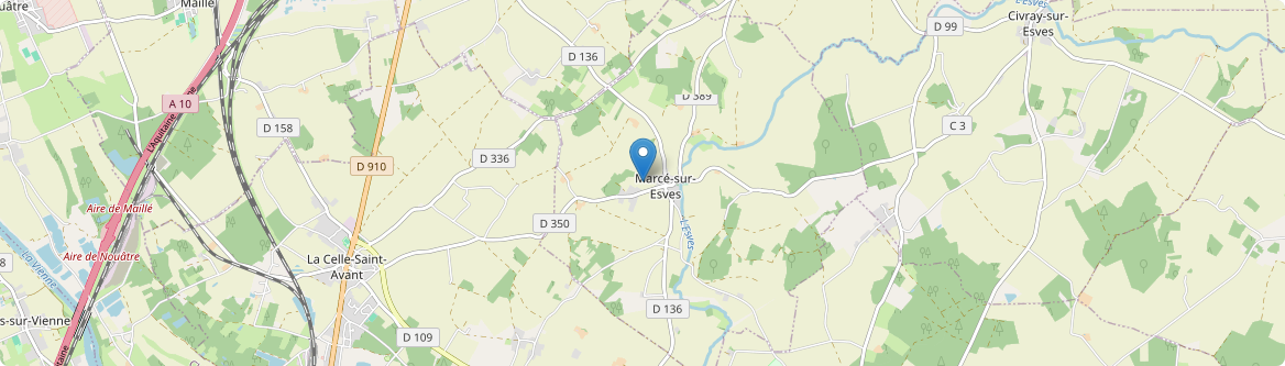 Marcé-sur-Esves - Carte