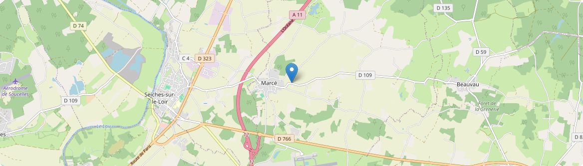 Marcé - Carte