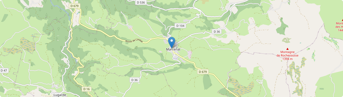 Marcenat - Carte