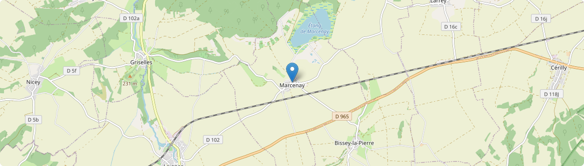 Marcenay - Carte