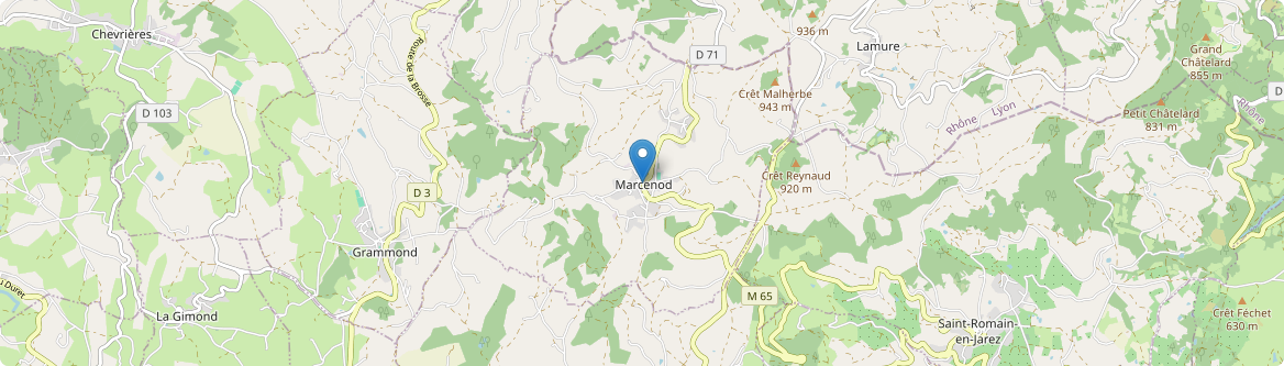 Marcenod - Carte