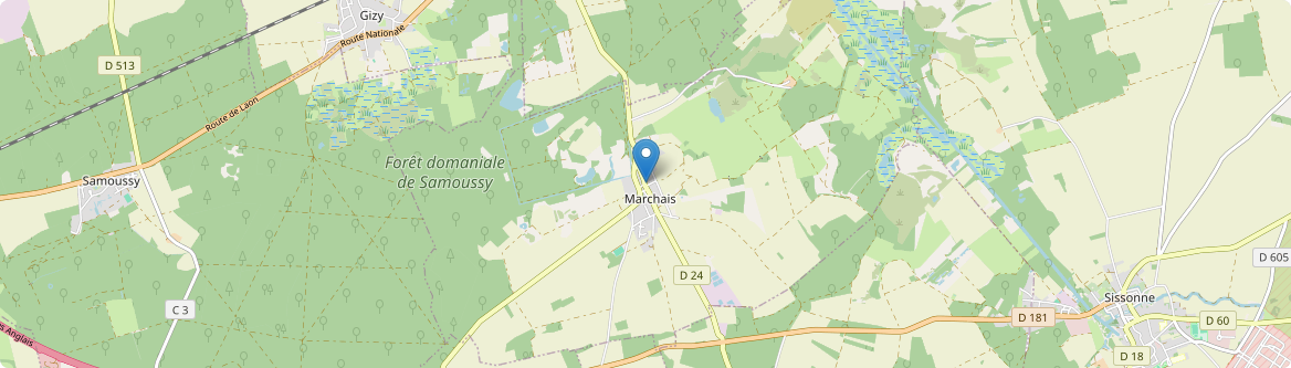 Marchais - Carte