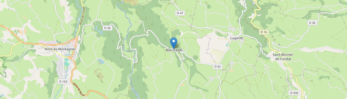 Marchastel - Carte