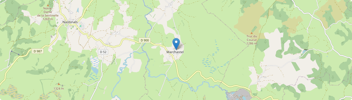 Marchastel - Carte