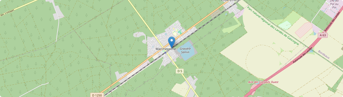 Marcheprime - Carte