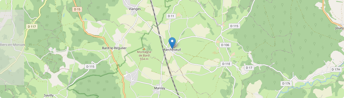 Marcheseuil - Carte