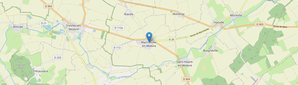 Marchéville-en-Woëvre - Carte
