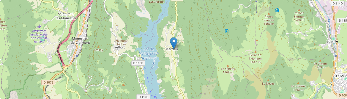 Marcieu - Carte