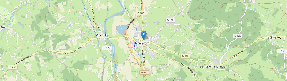 Marcigny - Carte