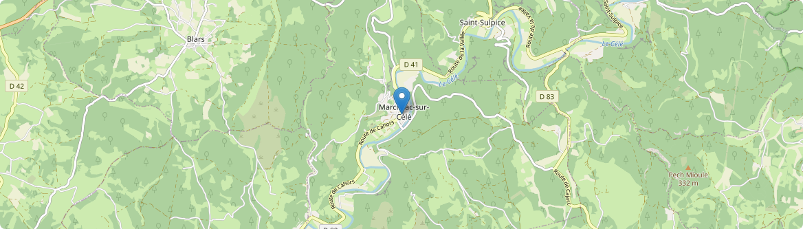 Marcilhac-sur-Célé - Carte