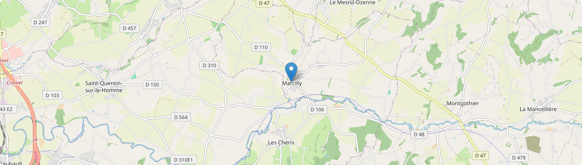 Marcilly - Carte
