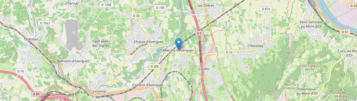 Marcilly-d'Azergues - Carte
