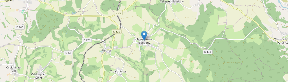 Marcilly-en-Bassigny - Carte