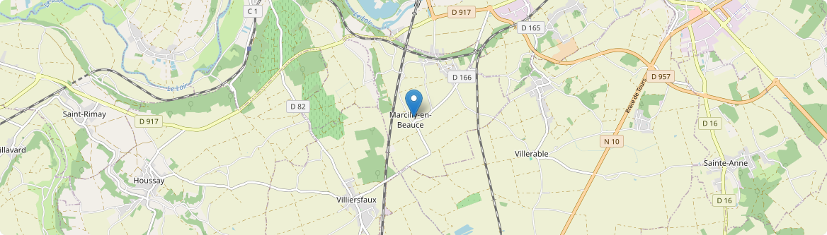Marcilly-en-Beauce - Carte