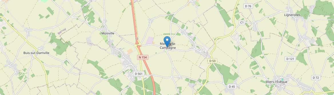 Marcilly-la-Campagne - Carte