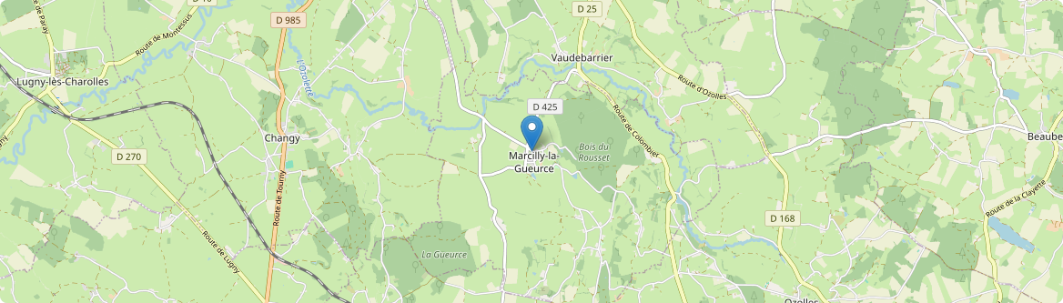 Marcilly-la-Gueurce - Carte
