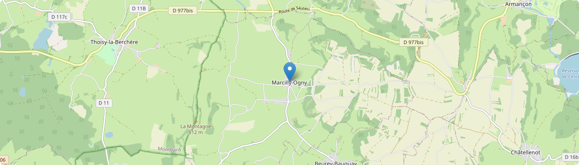 Marcilly-Ogny - Carte