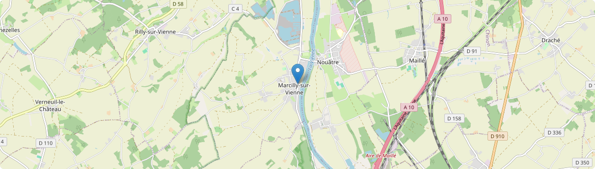 Marcilly-sur-Vienne - Carte
