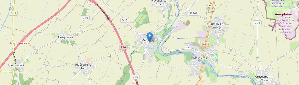 Marcoing - Carte