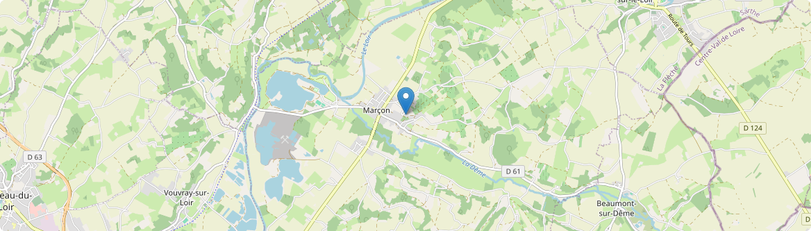 Marçon - Carte