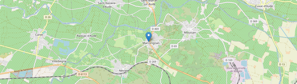 Marcorignan - Carte