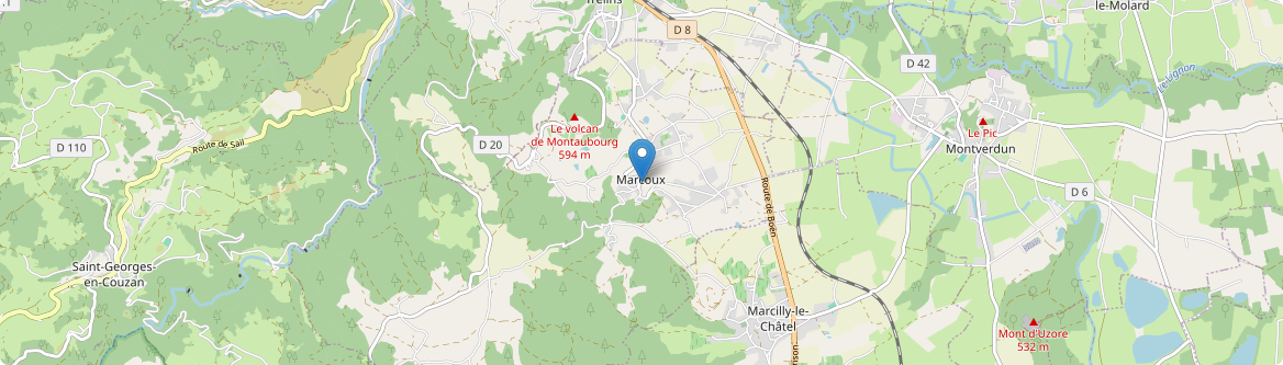 Marcoux - Carte