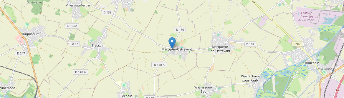 Marcq-en-Ostrevent - Carte
